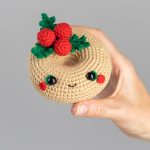 Crochet pattern Christmas donut, Christmas amigurumi food pattern, Crochet Christmas ornaments pattern, Crochet food pattern, Crochet decor - Image 9