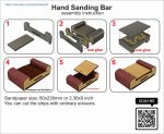 Hand Sanding Bar Laser Cut Files: CNC Router Plans (Digital Product) - Image 6