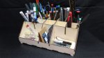 Laser Cut Desktop Organizer SVG DXF CDR Files (Digital Product)