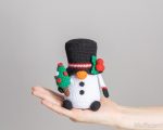 Crochet patterns Christmas Snowman gnome, Christmas crochet gnomes pattern, Crochet winter gnome pattern, Christmas amigurumi gnome pattern - Image 4