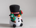 Crochet patterns Christmas Snowman gnome, Christmas crochet gnomes pattern, Crochet winter gnome pattern, Christmas amigurumi gnome pattern - Image 10