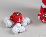 Crochet patterns gnome santa, Christmas amigurumi gnome pattern, Crochet winter gnome for holiday decor, Christmas crochet gnome pattern - Image 4