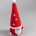 Crochet patterns gnome santa, Christmas amigurumi gnome pattern, Crochet winter gnome for holiday decor, Christmas crochet gnome pattern - Image 8
