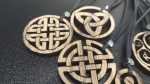 7 Celtic knots pendant. Laser cut files SVG, PDF, CDR Digital product - Image 3