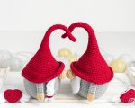 Crochet patterns gnomes with heart, Crochet gnome amigurumi pattern, Crochet valentine gnome patterns, Crochet gift for couple - Image 6