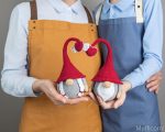 Crochet patterns gnomes with heart, Crochet gnome amigurumi pattern, Crochet valentine gnome patterns, Crochet gift for couple - Image 3