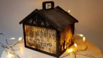 Christmas eve box. Laser cut files SVG, PDF, CDR Digital product - Image 2