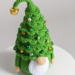 Crochet patterns Christmas tree gnome, Christmas amigurumi gnome pattern, Crochet winter gnome pattern, Christmas crochet gnome pattern - Image 6