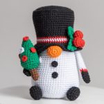 Crochet patterns Christmas Snowman gnome, Christmas crochet gnomes pattern, Crochet winter gnome pattern, Christmas amigurumi gnome pattern - Image 6