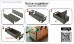 Laser Cut Spice Organizer: CNC Plywood Design (Digital Product) - Image 10