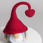 Crochet patterns gnomes with heart, Crochet gnome amigurumi pattern, Crochet valentine gnome patterns, Crochet gift for couple - Image 8