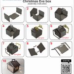 Christmas eve box. Laser cut files SVG, PDF, CDR Digital product - Image 10