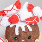 Crochet pattern Valentine pie, Cochet food pattern, Valentine day amigurumi pattern, Crochet Valentine gift pattern, Crochet cupcake pattern - Image 9