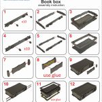 Laser Cut Book Box, Board Game Storage, SVG PDF CDR (Digital Product) - Image 10