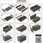 Сhest of drawers. 3mm, 4mm, 5mm. Laser cut files SVG, DXF, CDR Digital product - Image 7