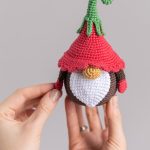 Crochet patterns Flower Gnome Petunia, Mother's day crochet pattern, Crochet Birthday gnome amigurumi pattern, Crochet gnome decoration - Image 6