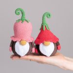 Crochet patterns by Mufficorn  Flower gnomes, Crochet Easter gnomes pattern, Mother's day gnomes amigurumi pattern, Easter crochet pattern - Image 8