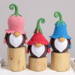 Crochet patterns BUNDLE Flower gnomes, Crochet flower gnomes pattern, Mother's day gnomes amigurumi pattern, Easter decor crochet pattern - Image 7