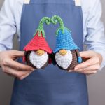 Crochet patterns by Mufficorn  Flower gnomes, Crochet Easter gnomes pattern, Mother's day gnomes amigurumi pattern, Easter crochet pattern - Image 6