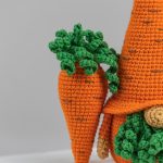 Crochet patterns gnome and carrot, Crochet Easter gnome patterns, Crochet gnome amigurumi pattern, Crochet food pattern, Gardener gift - Image 4