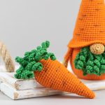 Crochet patterns gnome and carrot, Crochet Easter gnome patterns, Crochet gnome amigurumi pattern, Crochet food pattern, Gardener gift - Image 8