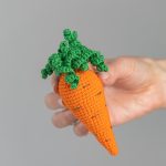 Crochet patterns gnome and carrot, Crochet Easter gnome patterns, Crochet gnome amigurumi pattern, Crochet food pattern, Gardener gift - Image 9