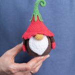 Crochet patterns Flower Gnome Petunia, Mother's day crochet pattern, Crochet Birthday gnome amigurumi pattern, Crochet gnome decoration - Image 7