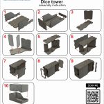 Folding Dice Tower: Laser Cut Files for CNC (Digital Product) - Image 10
