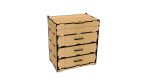 Laser Cut Commode Plan: 3-Drawer Jewelry Box (Digital Product) - Image 3