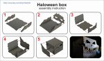 Halloween box 3mm, 4mm, 5mm, 6mm. Laser cut files SVG, DXF, CDR Digital product - Image 9