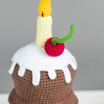 Crochet patterns Birthday gnome cherry cupcake, Crochet gnome amigurumi pattern, Crochet food pattern, Crochet holiday gnome gift pattern - Image 7