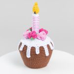 Crochet patterns Birthday cupcake, Crochet amigurumi pattern, Easter crochet food pattern, Crochet holiday gift pattern, Ukrainian artist - Image 8