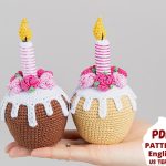 Crochet patterns Birthday cupcake, Crochet amigurumi pattern, Easter crochet food pattern, Crochet holiday gift pattern, Ukrainian artist