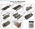50ml Whiskey Bottle Box: Laser Cut Files (SVG, PDF, CDR) - Image 7