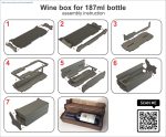 Laser Cut Wine Box for 187ml Bottle (SVG, PDF, CDR) - Image 9
