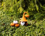 Crochet patterns amigurumi gnome with pumpkin, Crochet gnome and crochet pumpkin pattern, Halloween crochet pattern, Crochet Halloween decor - Image 7