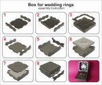 Engraved Wedding Ring Box: Laser Cut Files (SVG, PDF, CDR) - Image 10