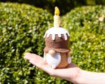 Crochet patterns Birthday gnome cherry cupcake, Crochet gnome amigurumi pattern, Crochet food pattern, Crochet holiday gnome gift pattern - Image 6