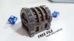 Micro treasure chest. Only 3mm. Laser cut files SVG, PDF, CDR Digital product