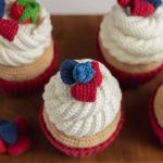 Berry crochet cupcake pattern, Food amigurumi pattern,  Crochet food pattern, Blackberry, raspberry, strawberry, blueberry crochet play food - Image 10