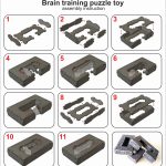 Brain training puzzle toy 3mm, 1/8inch. Laser cut files SVG, PDF, CDR Digital product - Image 9