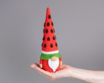 Crochet patterns Watermelon Gnome, Crochet gnome amigurumi pattern, Crochet food pattern,  Amigurumi food pattern, Crochet play food - Image 9