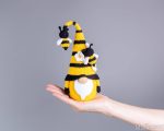 Crochet patterns Gnome with Bee, Crochet bee pattern, Gnome amigurumi pattern, Crochet gnome pattern with crochet flowers - Image 7