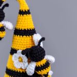 Crochet patterns Gnome with Bee, Crochet bee pattern, Gnome amigurumi pattern, Crochet gnome pattern with crochet flowers - Image 8