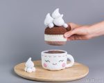 Crochet pattern mug of Hot Chocolate, Crochet play food drink, Kawaii amigurumi food pattern, Crochet food pattern, Crochet cup pattern - Image 4