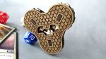 Laser Cut RPG Life Counter, Dragon Scale Engraving (svg, pdf, cdr) - Image 2
