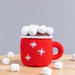 Crochet patterns Christmas gnome with mug, Christmas amigurumi gnome pattern, Crochet winter gnome pattern, Holiday gnome amigurumi pattern - Image 10