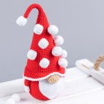 Crochet patterns Christmas gnome with mug, Christmas amigurumi gnome pattern, Crochet winter gnome pattern, Holiday gnome amigurumi pattern - Image 9