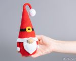Christmas crochet patterns Santa gnomes with Christmas trees, Christmas gnomes amigurumi pattern, Crochet Christmas ornaments, Holiday gnome - Image 9