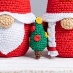 Christmas crochet patterns Santa gnomes with Christmas trees, Christmas gnomes amigurumi pattern, Crochet Christmas ornaments, Holiday gnome - Image 7